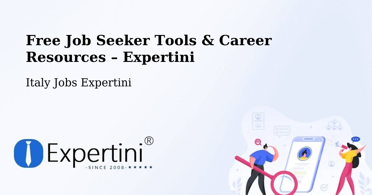 Free Job Seeker Tools & Career Resources – Arba - Arba, Italy Jobs Expertini